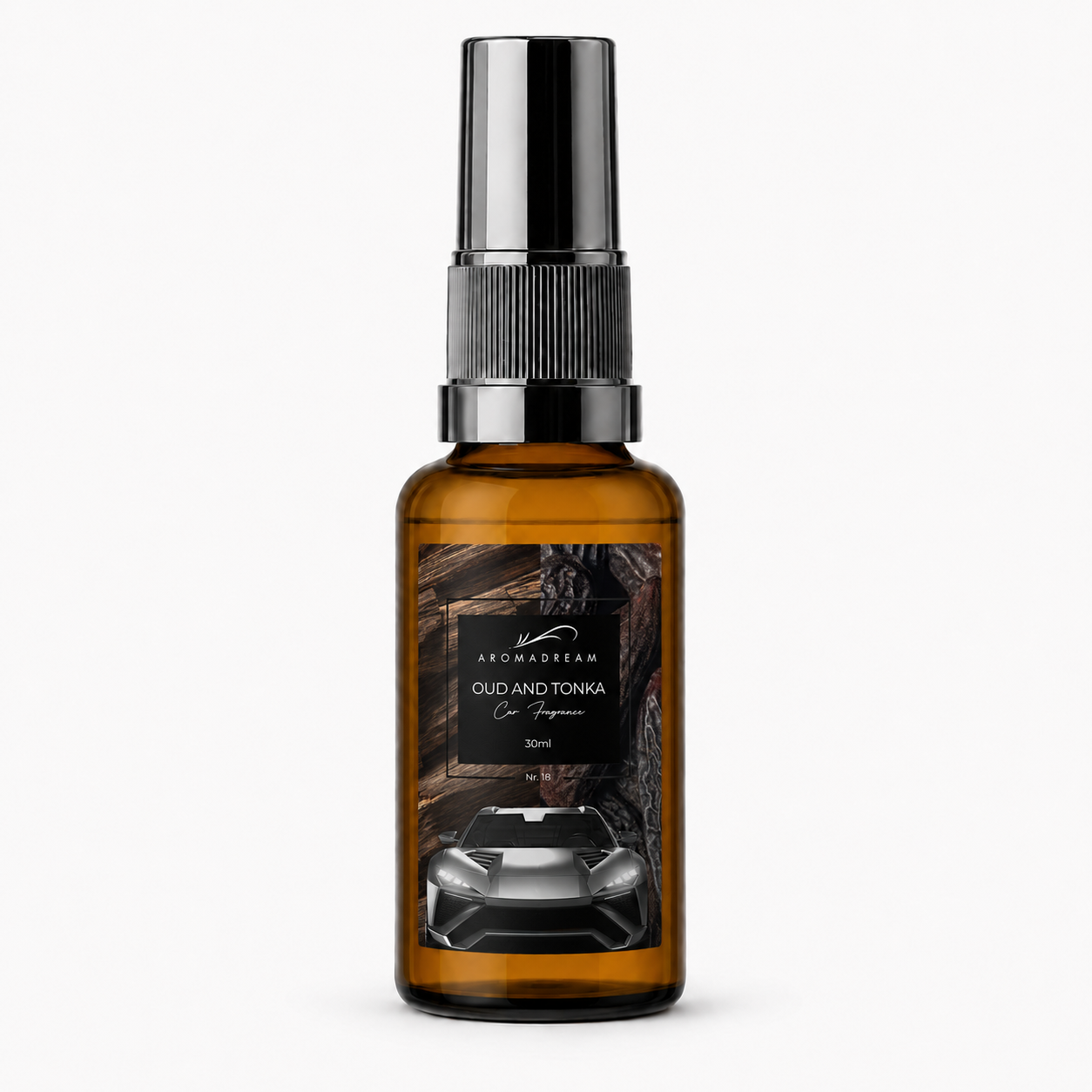 Aromadream Oud And Tonka Autoduft Spray 30 ml für das Auto.