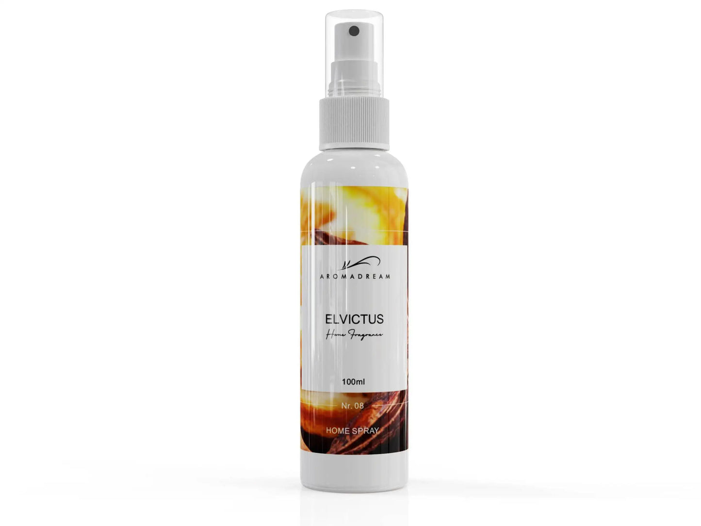 Aromadream Elvictus Raumduft Spray in 100ml-Flasche mit maskulinem Duft aus Grapefruit, Lorbeerblatt und Hölzern für ein kraftvolles Raumambiente.