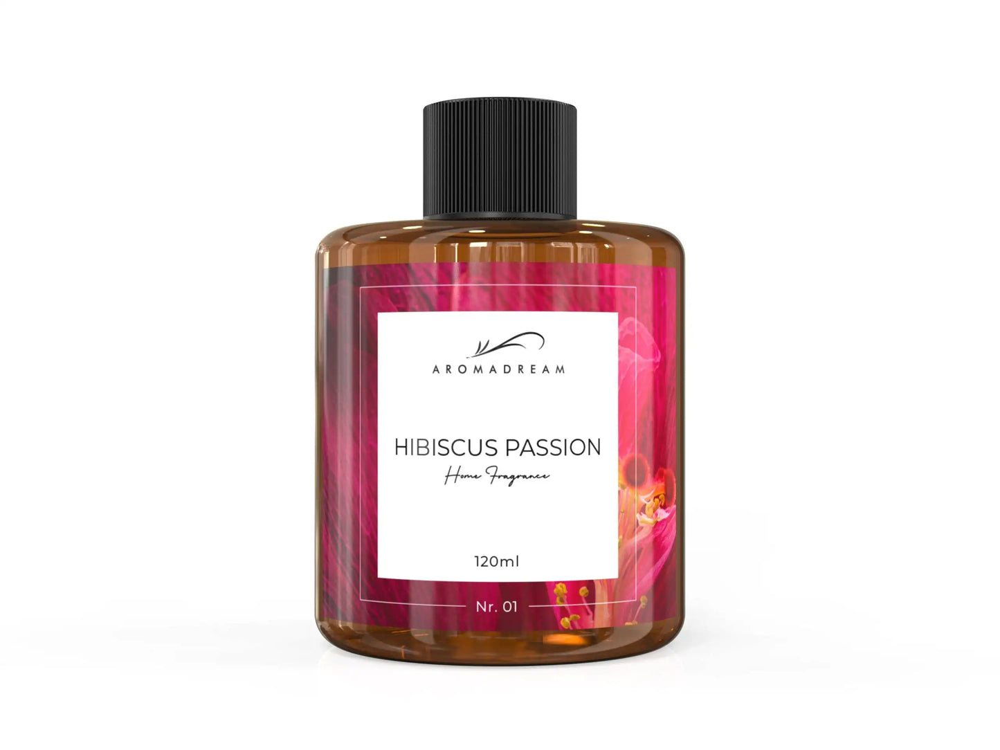 Aromadream Duftöl Hibiscus Passion in 120 ml Flasche – floraler Hibiskusduft für Diffusoren, tropisch und verspielt.