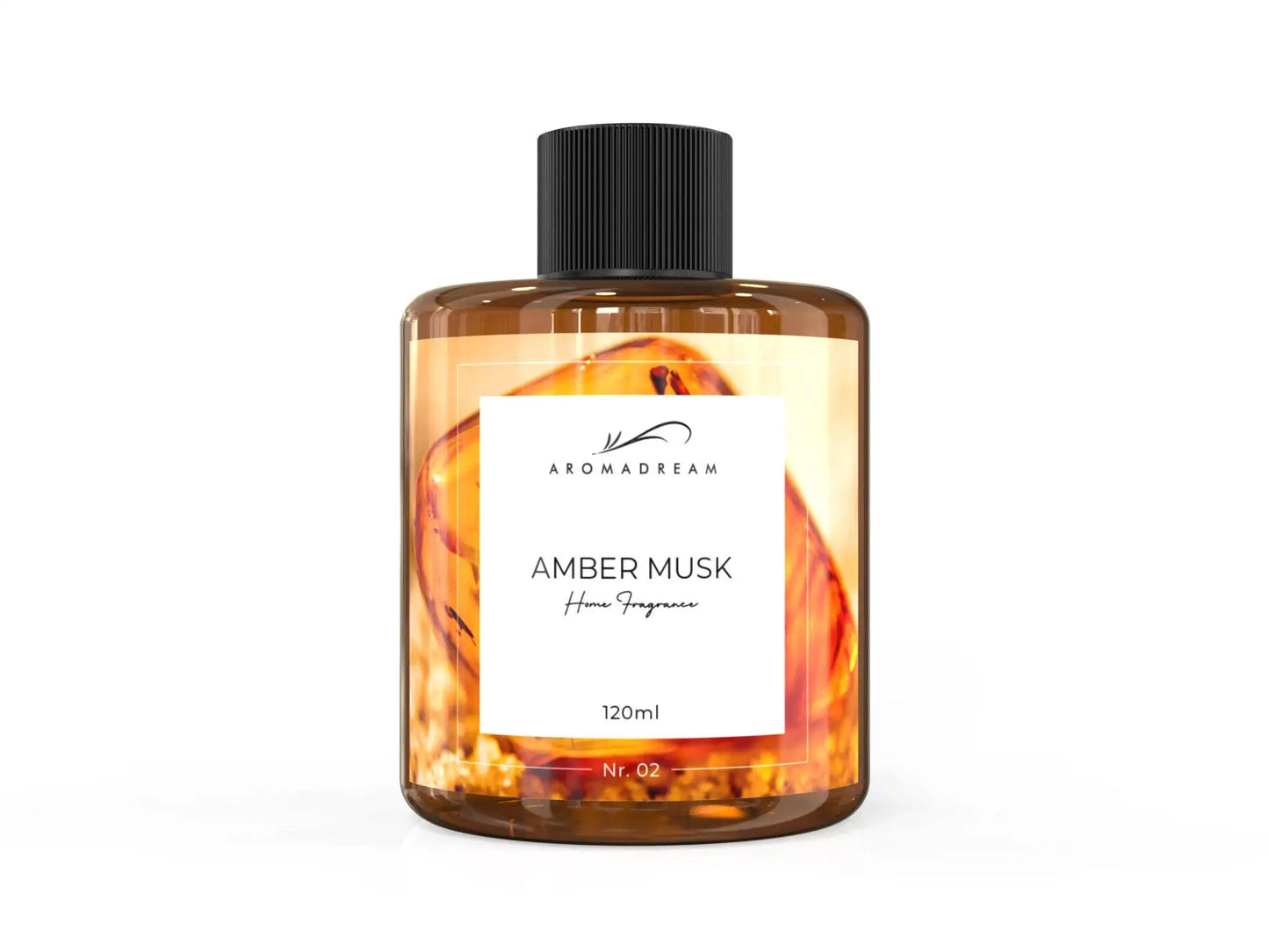 Aromadream Duftöl Amber Musk – edler Raumduft mit warmen Amber- und Moschusnoten für ein gemütliches, elegantes Ambiente.