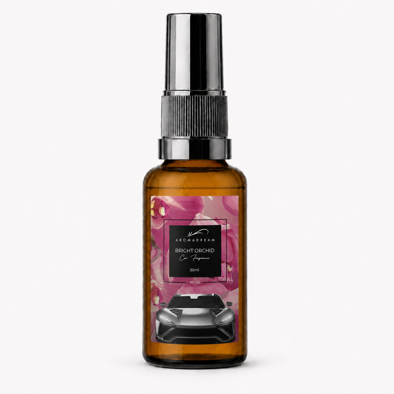 Aromadream Bright Orchid Autoduft Spray 30 ml für das Auto.