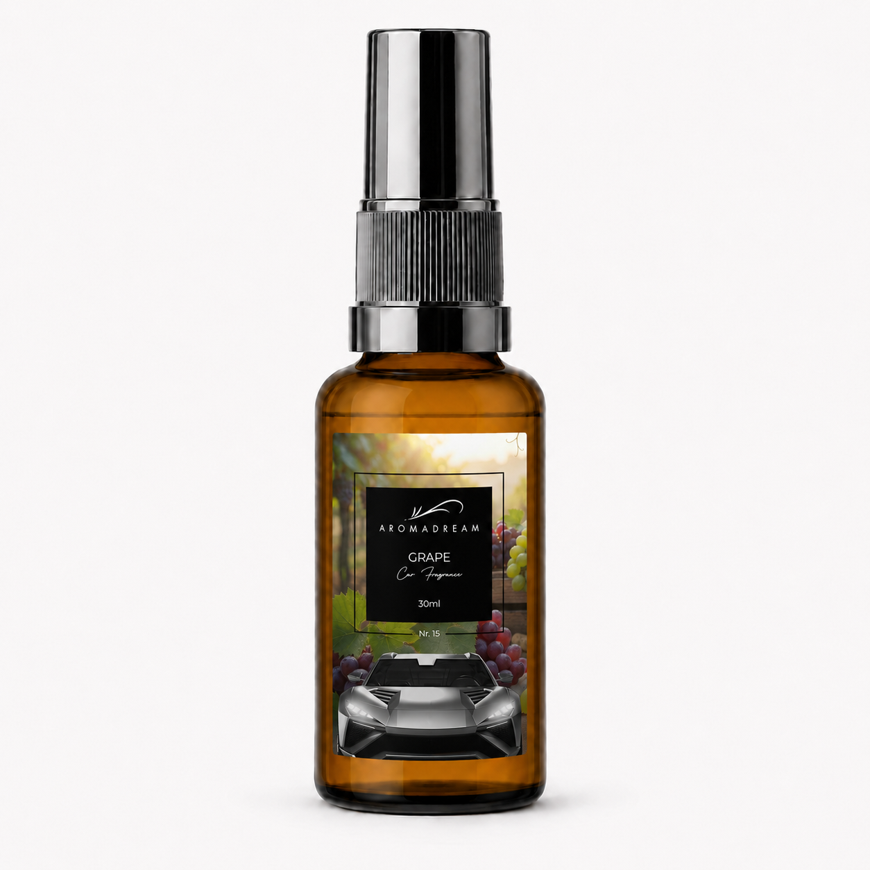 Aromadream Grape Autoduft Spray 30 ml für das Auto.
