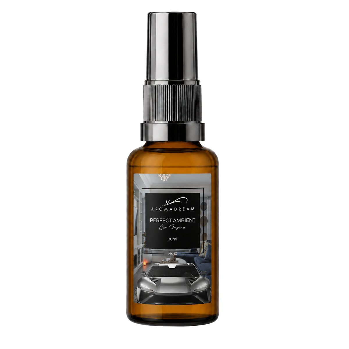 Autoduft Spray Perfect Ambient von Aromadream, kompakte Sprayflasche fürs Auto