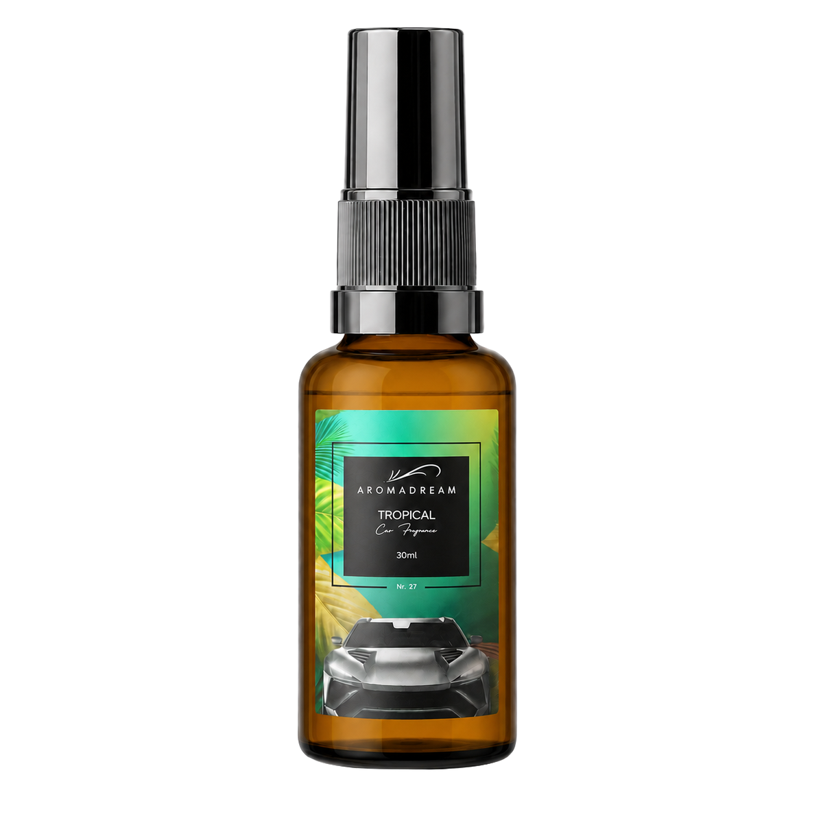 Autoduft Spray Tropical von Aromadream, kompakte Sprayflasche fürs Auto